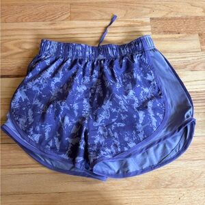 Purple Patterned NIKE Athletic Shorts